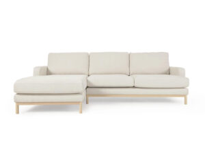 Kave home Hoekzetel MIHAELA - Wit Beige