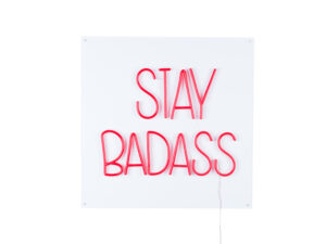 Bold monkey Wandlamp BADASS - Rood neon Rood