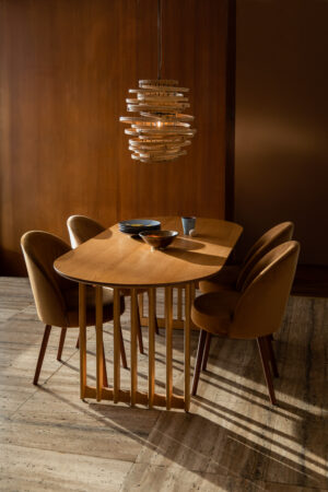 Dutchbone Uittrekbare tafel BARLET - Eik Hout