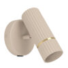 Eglo Wandlamp CAMINIA - Zand/Messing Beige