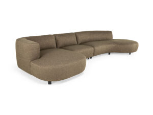 Furninova Hoekzetel VESTA ROUND - Viata Olive Groen