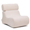 Kave home Fauteuil CLUB - Naturel Kave home Fauteuil CLUB - Naturel bouclé Wit