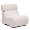 Kave home Fauteuil CLUB - Parelmoer Kave home Fauteuil CLUB - Parelmoer chenille Wit