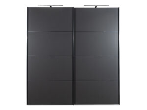 Staud Schuifdeurkast SINFONIE PLUS incl. verlichting - Antraciet Antraciet