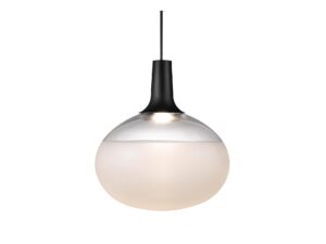 Nordlux Hanglamp DEE - Sanded Glass Zwart
