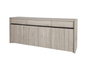 Evan Dressoir LUCCA medium - Millenium eik lichtgrijs Hout
