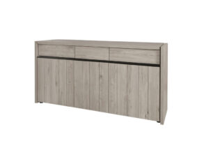 Evan Dressoir LUCCA klein - Millenium eik lichtgrijs Hout