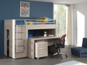Deba Hoogslaper met bureau