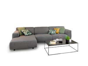 Furninova Zetel Hoeksalon VESTA - March Silver Grijs