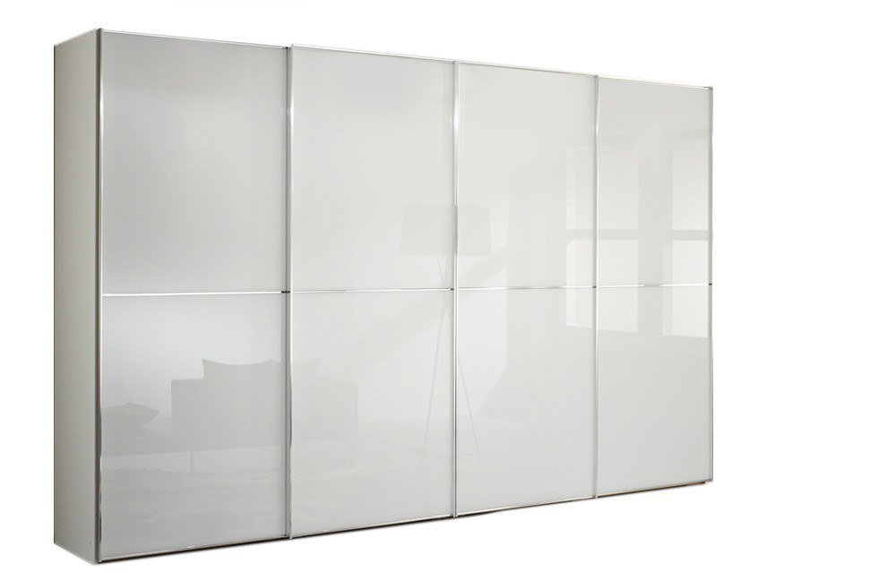 Staud Schuifdeurkast SINFONIE PLUS - Witglas Staud Schuifdeurkast SINFONIE PLUS - Witglas Wit
